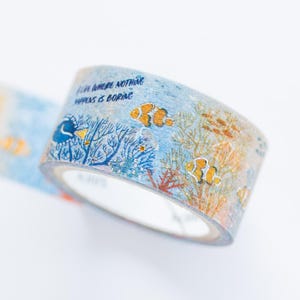 Afplaktape -Tropische vissen-