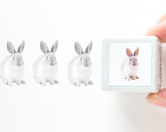 Real photo stamp -Rabbit "Itoh"-