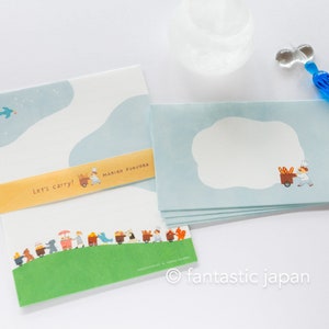 Juego de letras japonesas "Let's carry" de Mariko Fukuoka / productos cozyca