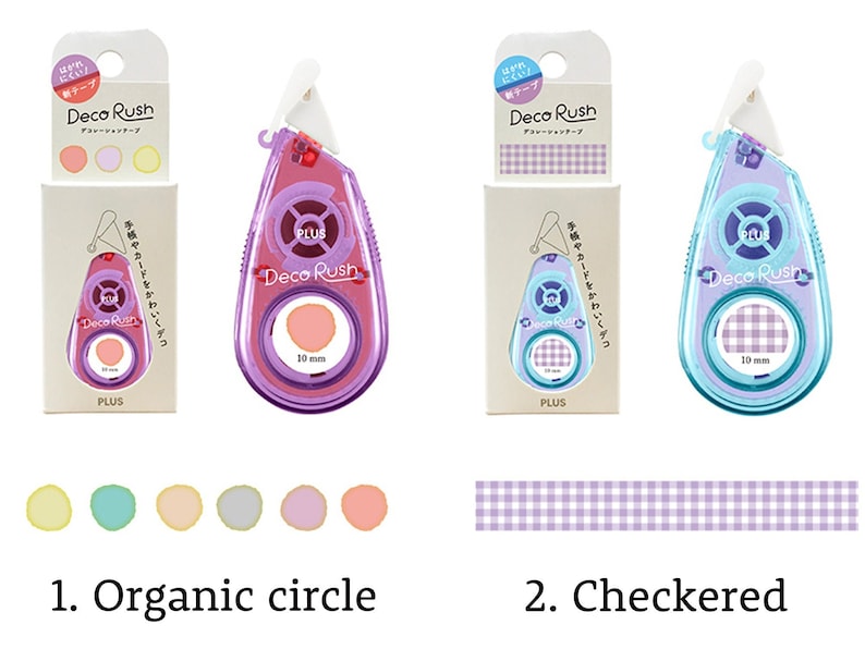 Plus Deco Rush / Decoration tape for planner image 5
