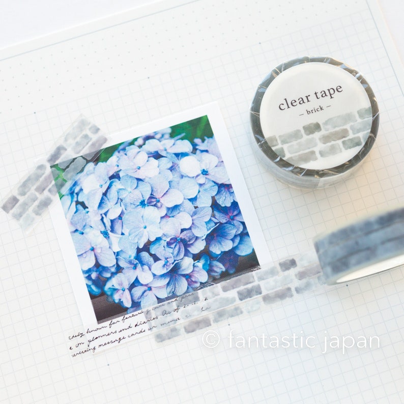 PET film tape / Clear tape -brick- / mind wave masking tape / image 7