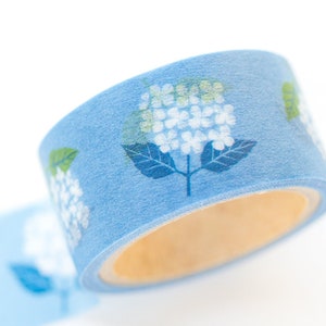 Hütte Paper Works Masking Tape / Botanischer Garten -Hortensien- / Propeller Studio Washi Tape/ Japanisches Briefpapier / made in Japan