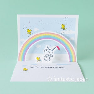 Hallmark / PEANUTS Cartão pop-up -arco-íris-