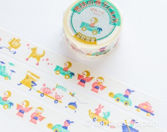 classiky washi tape -folktale of Japan "sparrows parade"- designed by Ω