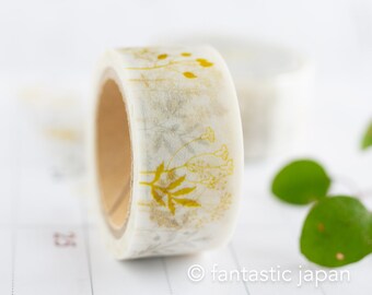 Hütte Paper Works Masking Tape / Botanical Garden -Autumnal wild flowers- /