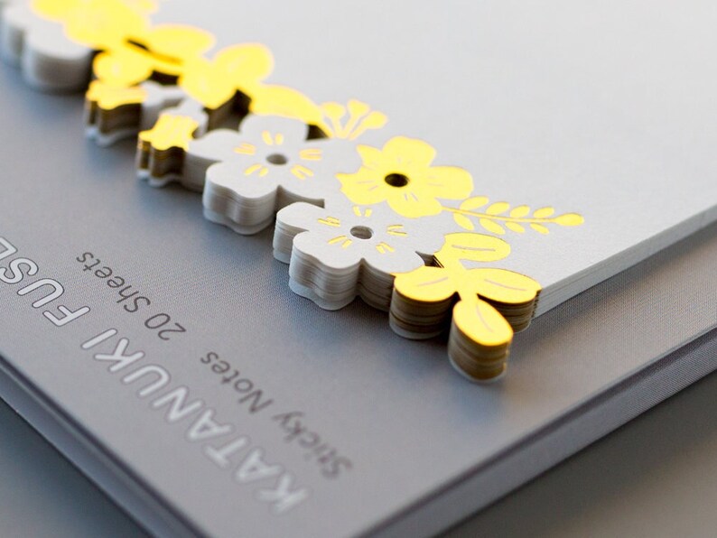 Die-cut Sticky Notes -flower- - Etsy