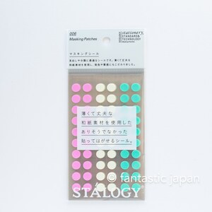 STALOGY Ronde plakbandpatches φ 8 mm -ijs-