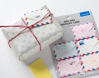 mini mini envelope card -airmail-