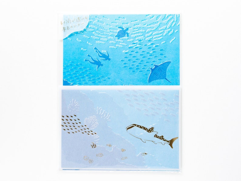 Translucent Scenery Letter set -Sea- image 3