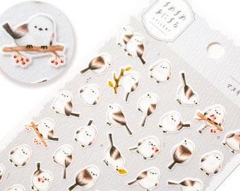 Baby Tier Sticker -Blaumeise-