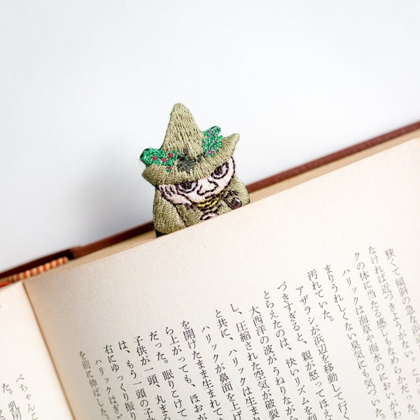 Moomin bookmarker -Snufkin-