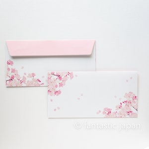 Letter Pad and Envelopes Cherry blossom season image 10