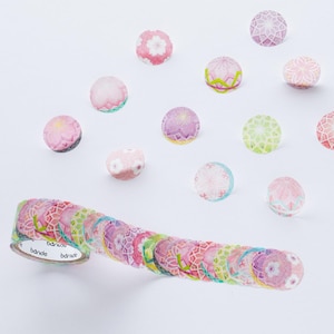 bande Masking Washi Rolle Sticker -temari ball-