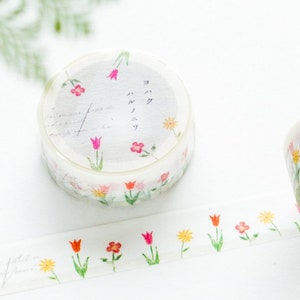 Fita Washi YOHAKU -Campo de primavera-