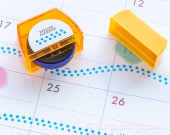 Deco roller marker -dot blue-