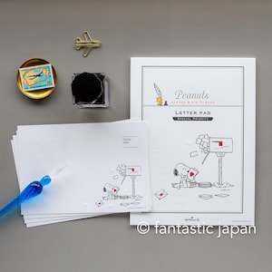 Bloc de cartas y sobres de Snoopy de Hallmark / Peanuts -esperando cartas-