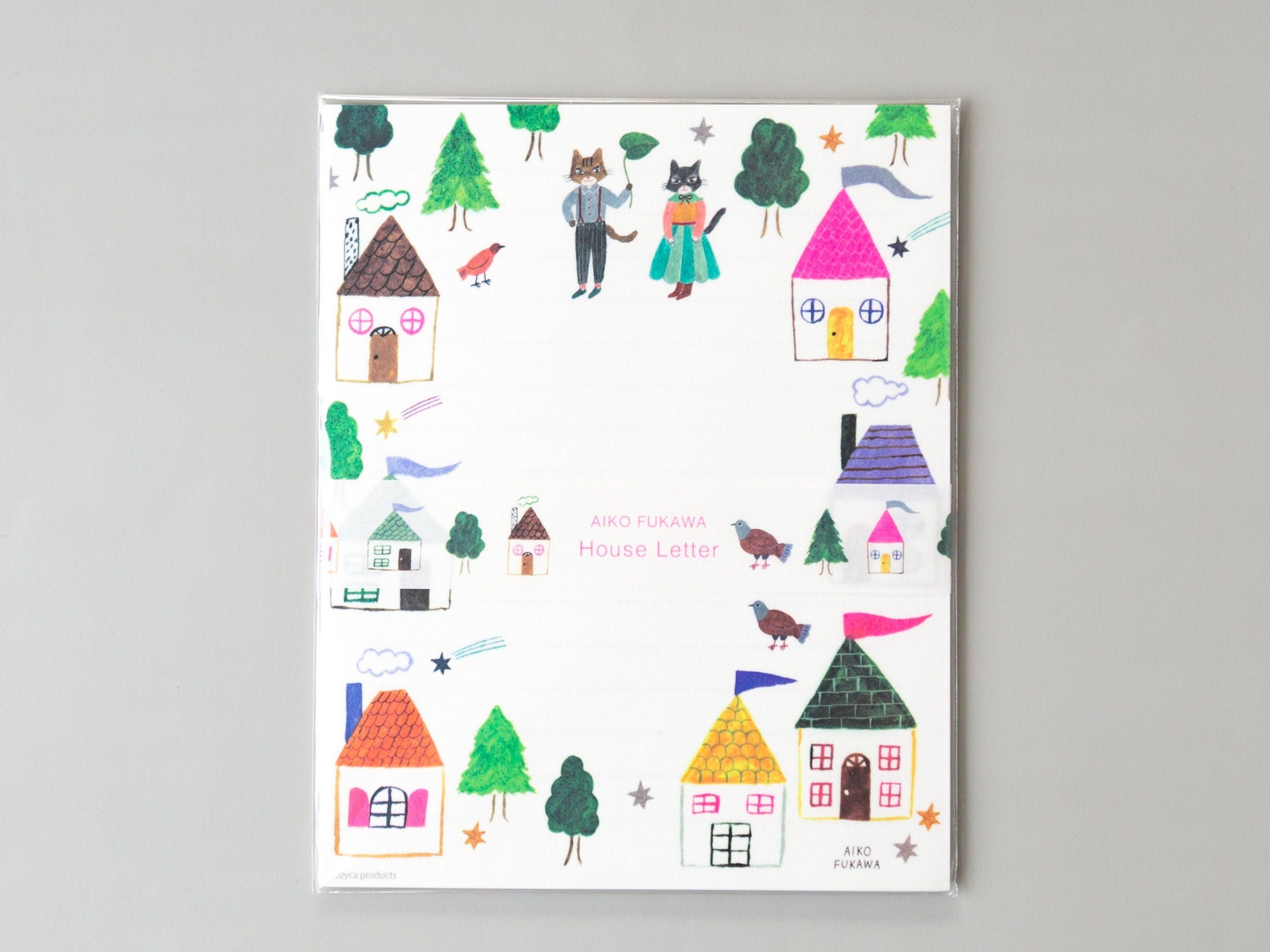 Aiko Fukawa Mino Washi Paper Letter Set - House – niconeco zakkaya