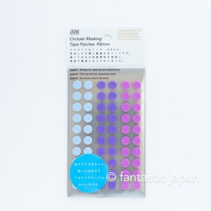 STALOGY Ronde plakbandpatches φ 8 mm -shuffle bleek-