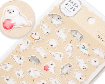 Mind Wave sticker / baby animal sticker -Seal- /Japanese sticker for planner, scrapbooking, journal, snail mail / made in Japan