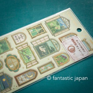 CADRE Sticker -Landschaft im Fensterrahmen- / Kamio Japan