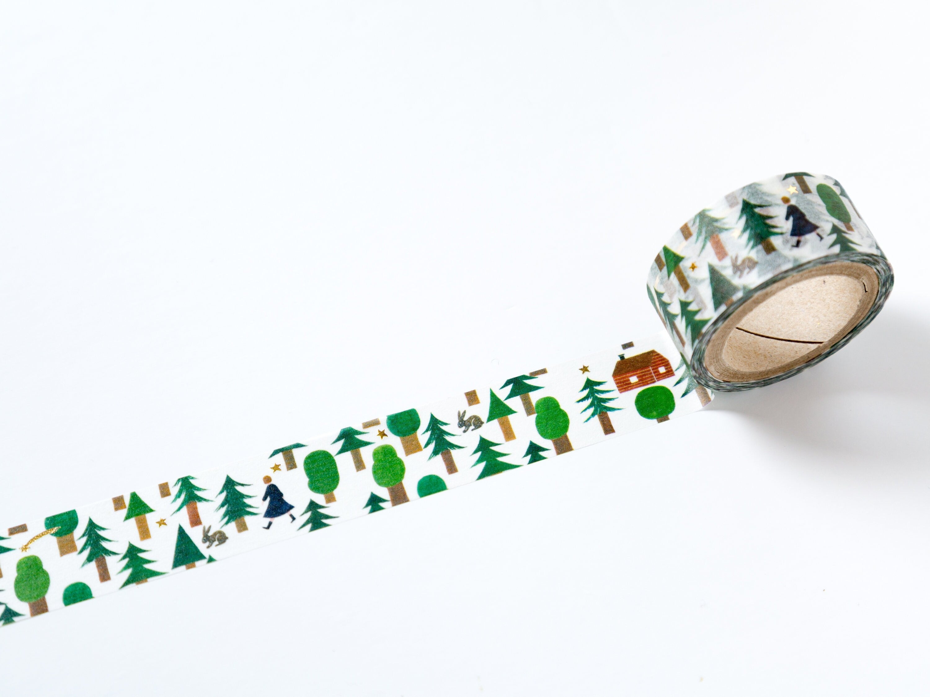 Japanese Masking Tape forest by Nishishuku / Hyogensha Etsy