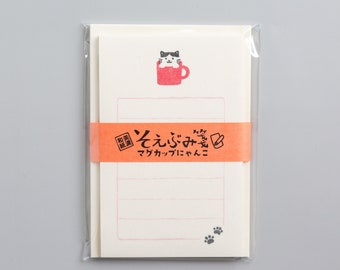 Juego de mini letras Washi -Mag cup Cat-