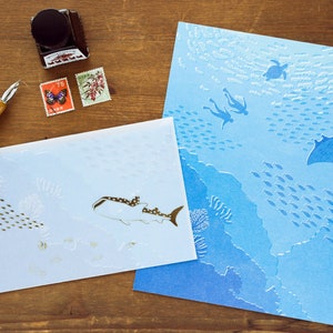Translucent Scenery Letter set -Sea- image 2