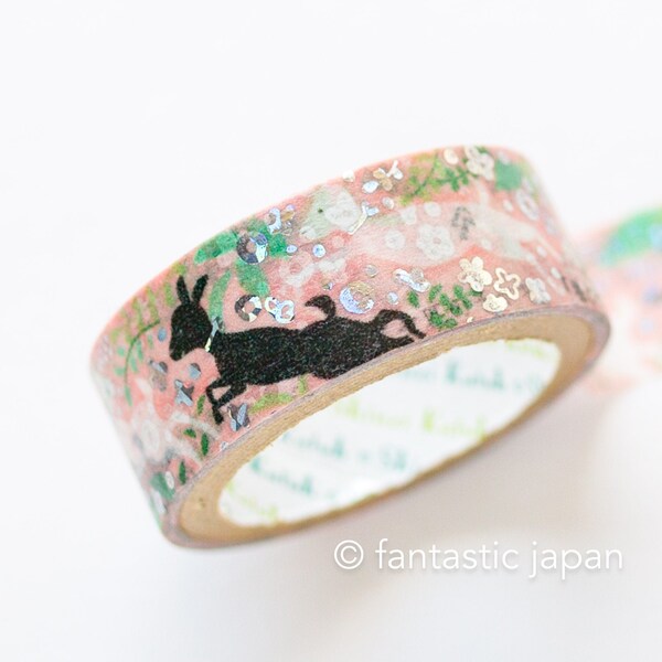 Shinzi Katoh designed washi tape / Jewel of Fairy Tales - The wolf and the seven young kids-