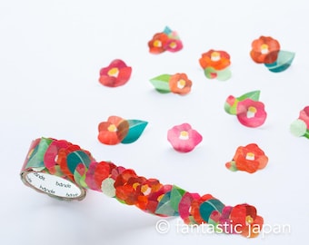 bande Masking Washi Roll Sticker -camellia-