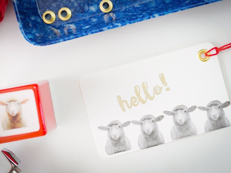 Real photo stamp -Sheep- image 10