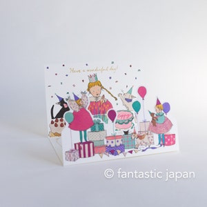 Tarjeta de felicitación de Kurahashi Rei -fiesta de cumpleaños-