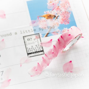 bande Masking Washi Roll Sticker -Kirschblütenblätter ""tanzen""-