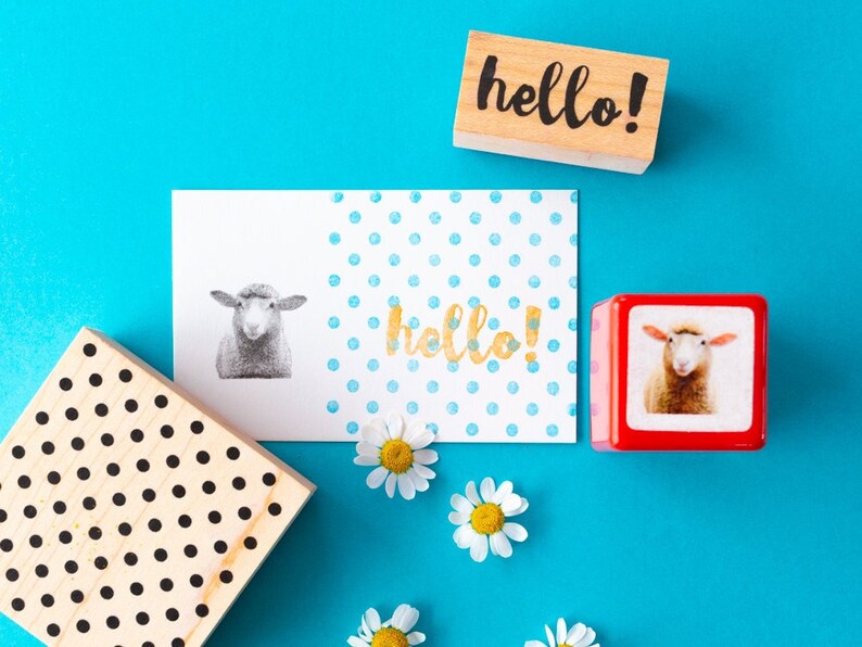 Real photo stamp -Sheep- image 8
