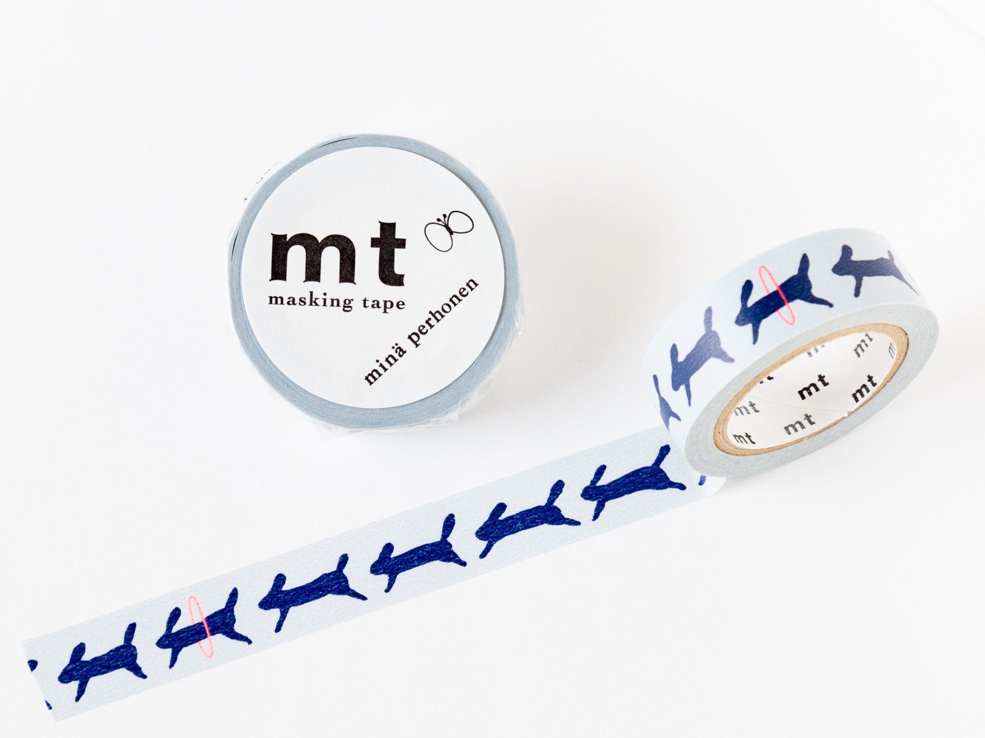 MT Trehari Washi Tape Rain (Fab Tracing Paper)