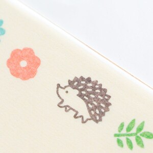 Hedgehog writing letter set / Mino Washi / japanese stationery / japanese writing paper / made in Japan image 8