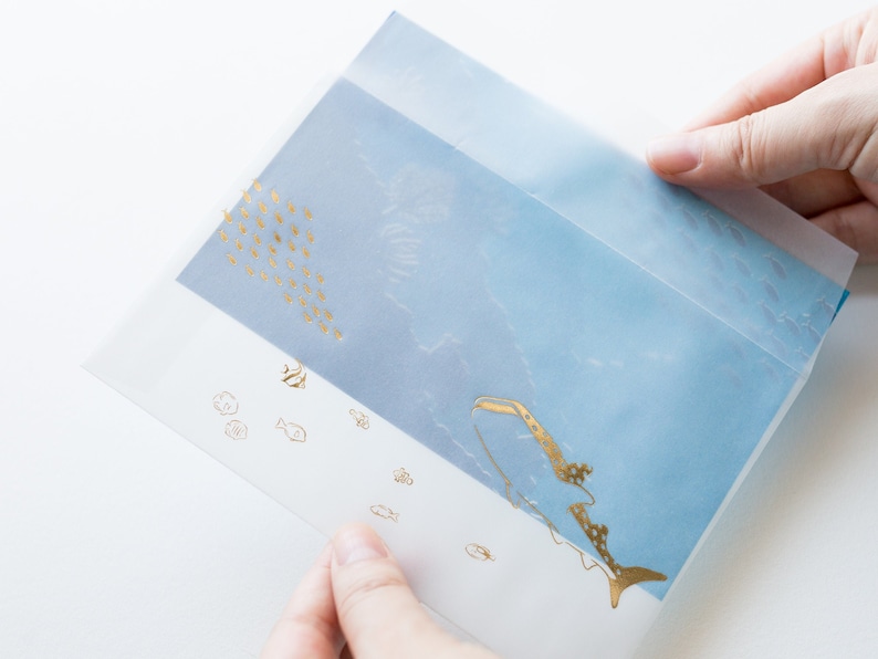 Translucent Scenery Letter set -Sea- image 4