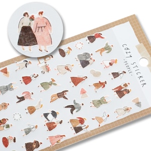 Mind Wave sticker / cozy sticker -people- /