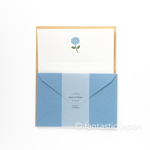 Ensemble typographique / mois et fleurs -hortensia- par EL COMMUN