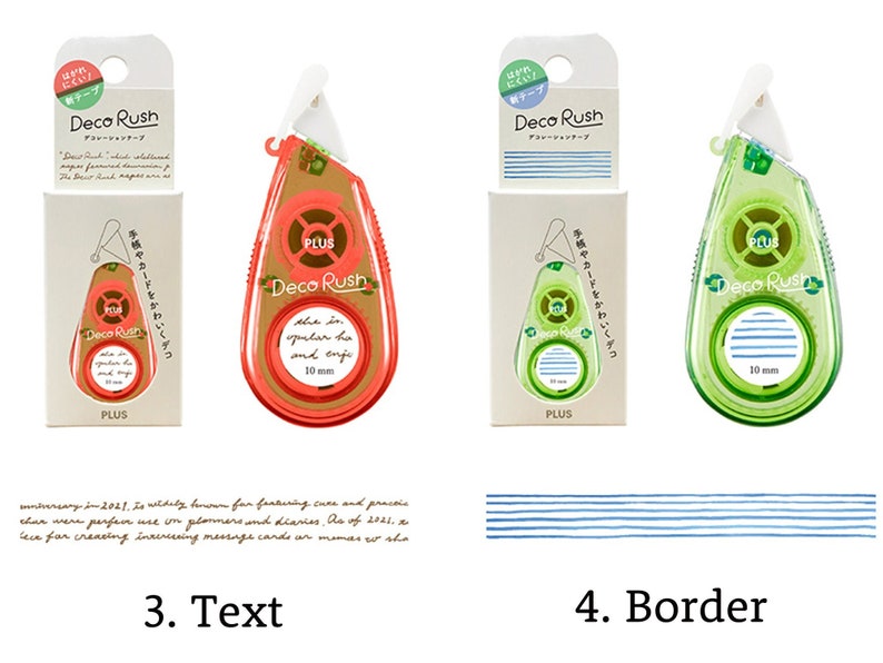 Plus Deco Rush / Decoration tape for planner image 6
