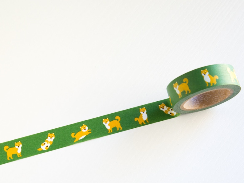 Shiba-Inu washi tape,Shiba stationery Shiba Dog masking tape Japanese Dog Tape