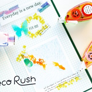 Plus Deco Rush / Decoration tape for planner image 1