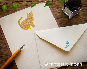 miyuki matsuo letter writing set / cat -Rosette-