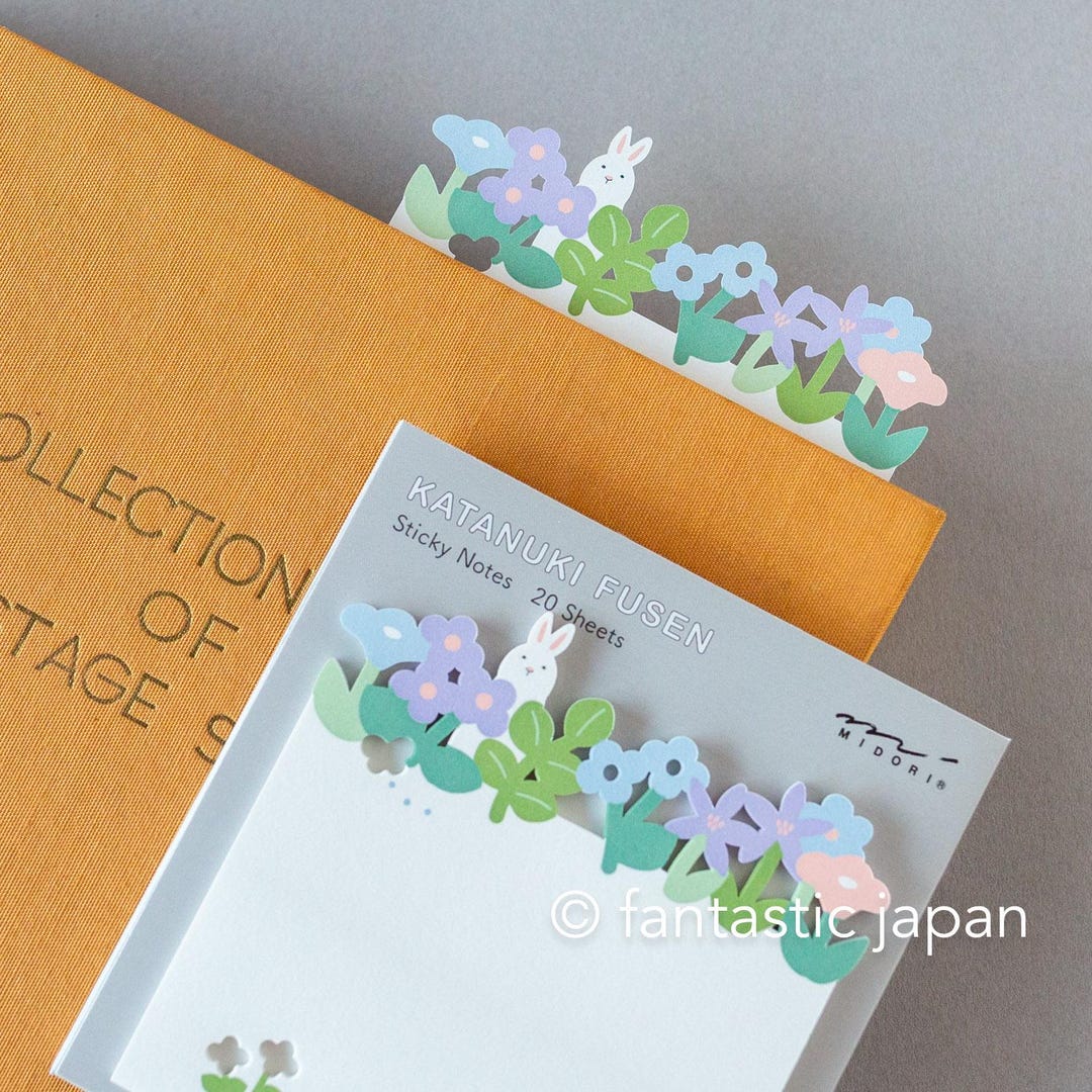 Die-cut Sticky Notes -flower Fields- - Etsy