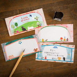 Papel de carta -Ventanita- de AIKO FUKAWA / productos cozyca /