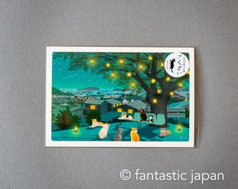 tabi-neko post card -Starlit Choir-