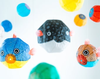 Japanese Paper Balloon -Aquarium party set-