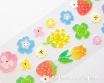 Frühlingsblumen flauschiger Sticker / FORON Sticker