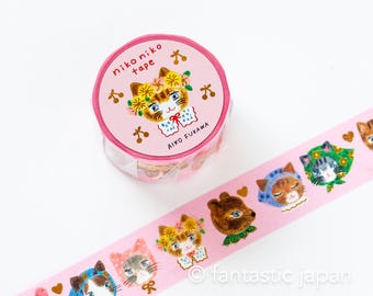 cozyca masking tape -niko niko- by Aiko Fukawa