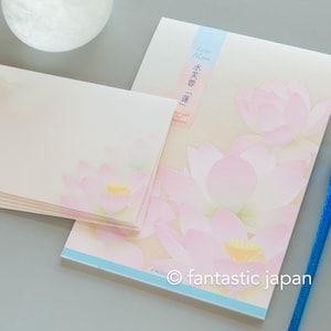 Bloc de cartas y sobres -lotus-