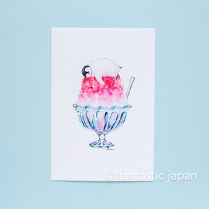 oton-atelier Postkarte -Cooler Pinguin-